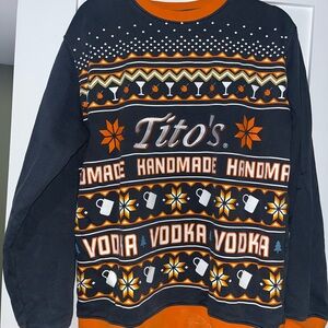 COLLECTORS ITEM TITOS VODKA SWEATER